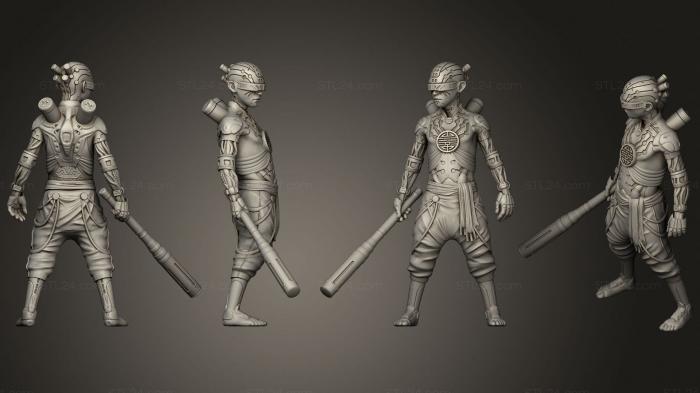 Military figurines (Kunlun, STKW_1349) 3D models for cnc